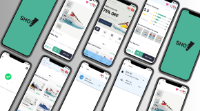Purple App Phone Mockup Sales Marketing Presentation