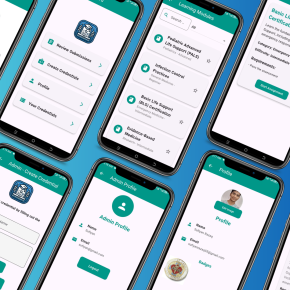 Purple App Phone Mockup Sales Marketing Presentation