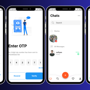 Purple Pink Gradient Mobile Application Presentation