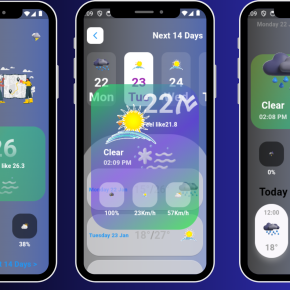 Purple Pink Gradient Mobile Application Presentationk,