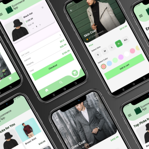 Purple App Phone Mockup Sales Marketing Presentation